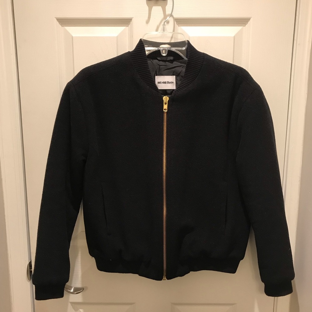 Wool Bomber Jacket